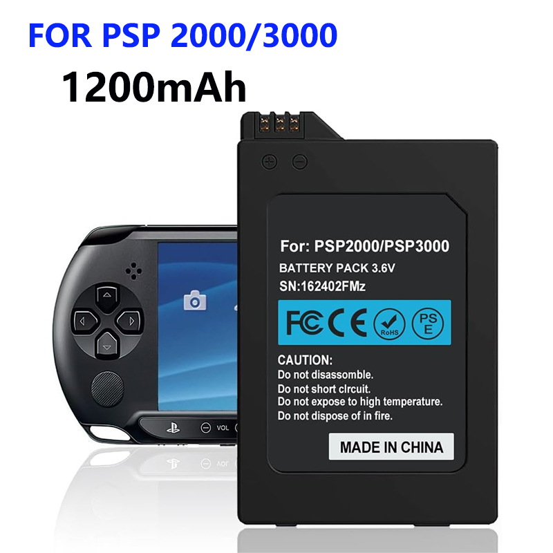 Gaming Console New - for sony PSP 2000/3000 Battery,1200mah (2025