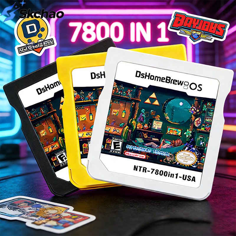 Gaming Console Mario - 7800 in 1 DS Card R4