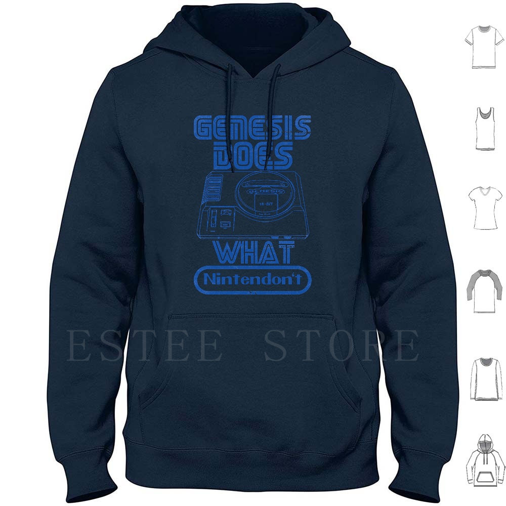 Gaming Console Genesis - The Console Wars Hoodie Long Sleeve