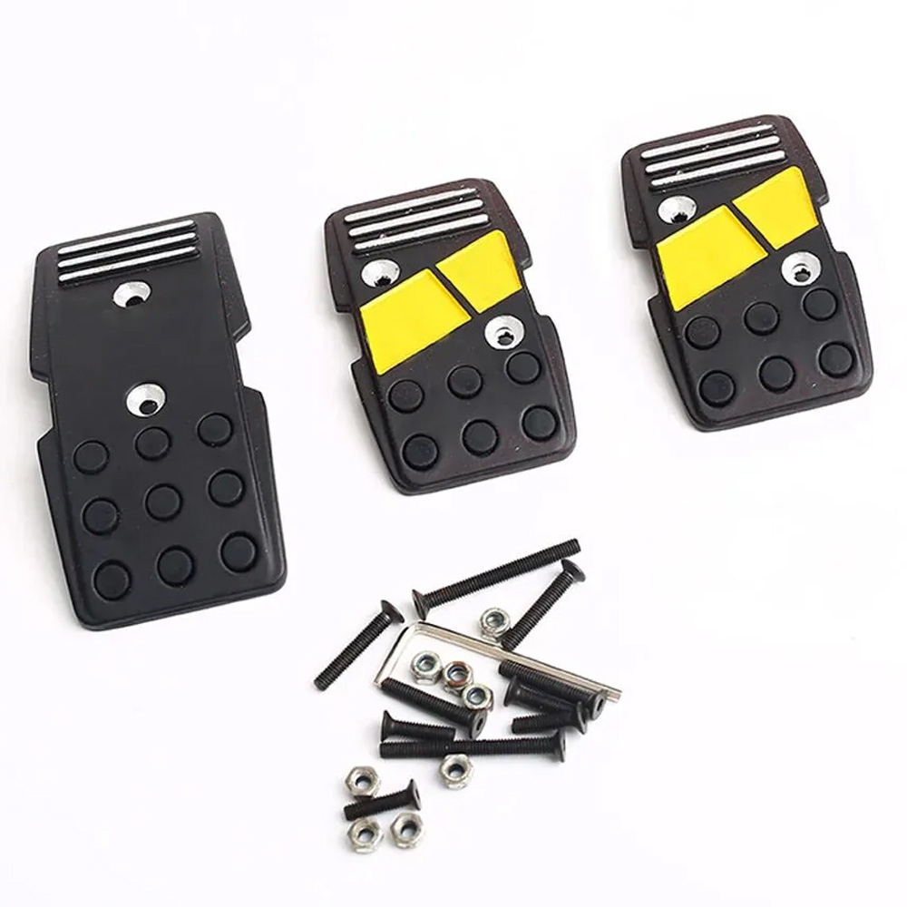 Racing Pedal Set - 3pcs Manual Car Pedals Racing Clutch