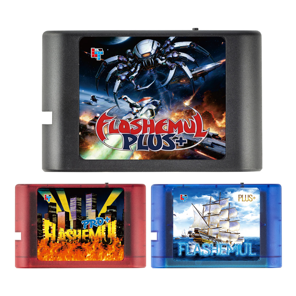 Gaming Console Genesis - FLASHEMUL EDMD V1 Pro Cart MD