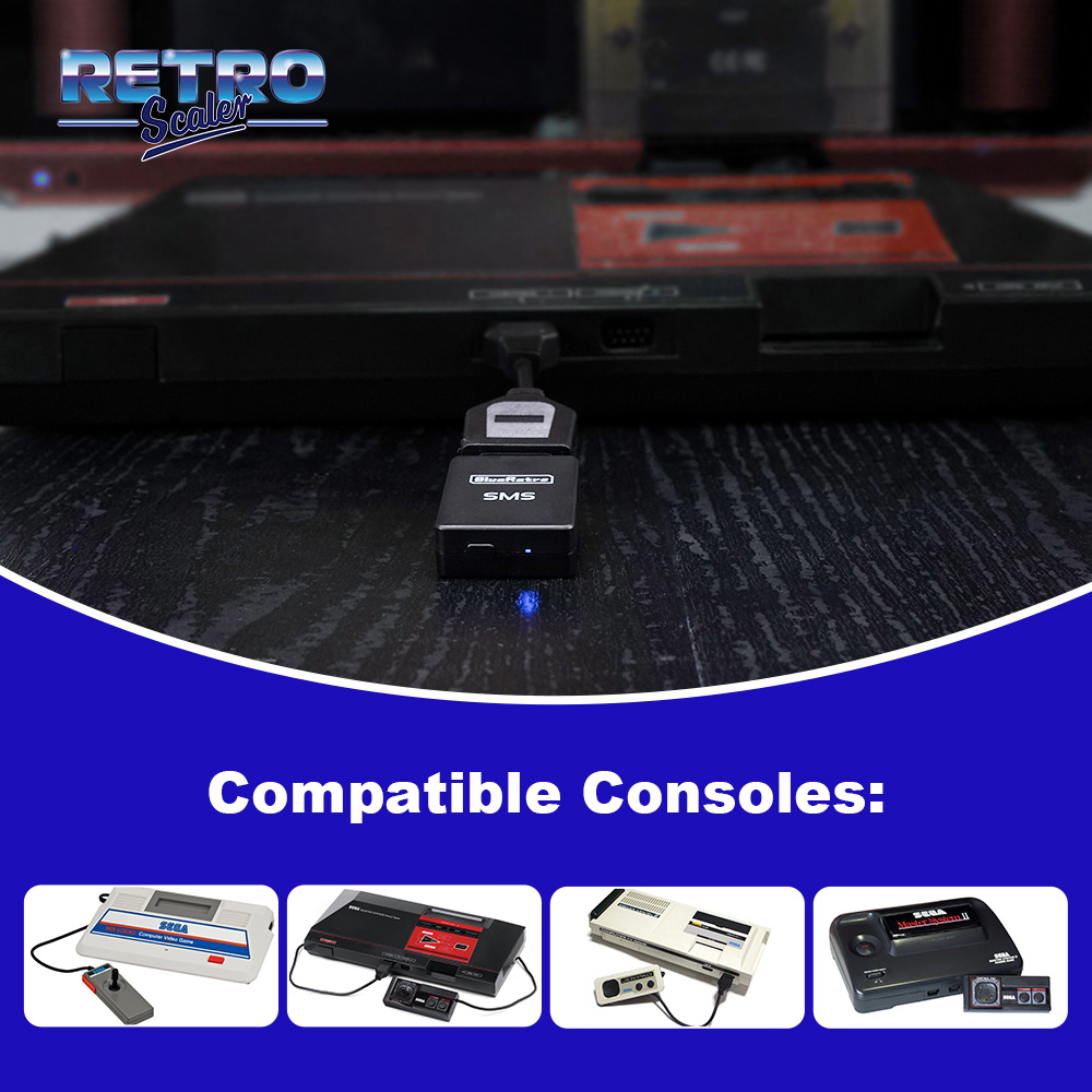 Gaming Console Kit - RetroScaler BlueRetro Wireless Game Controller Adapter
