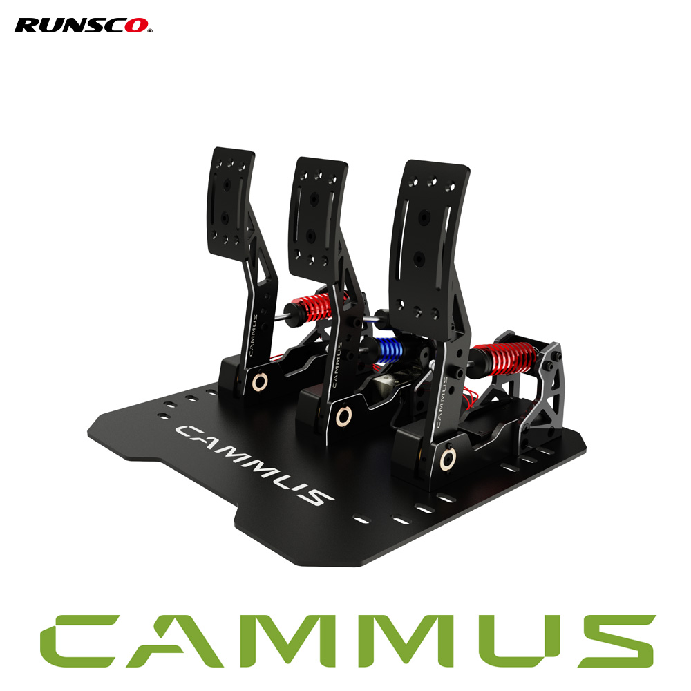 Racing Pedal Set - CAMMUS LC100 Load Cell Pedals Sim