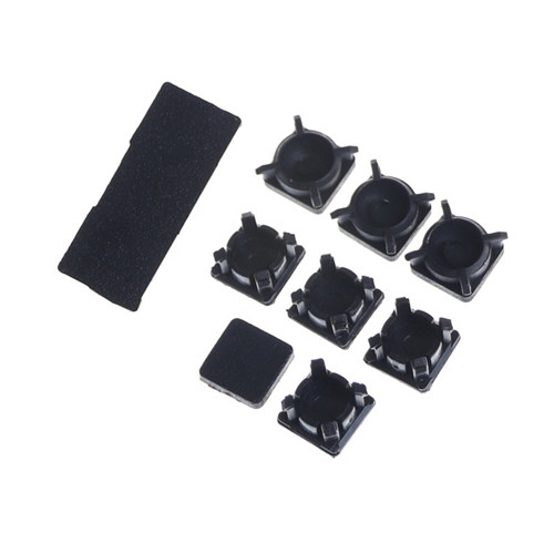 Gaming Console Joystick - 9Pcs/Set Rubber Feet&Plastic Button Screw Cap