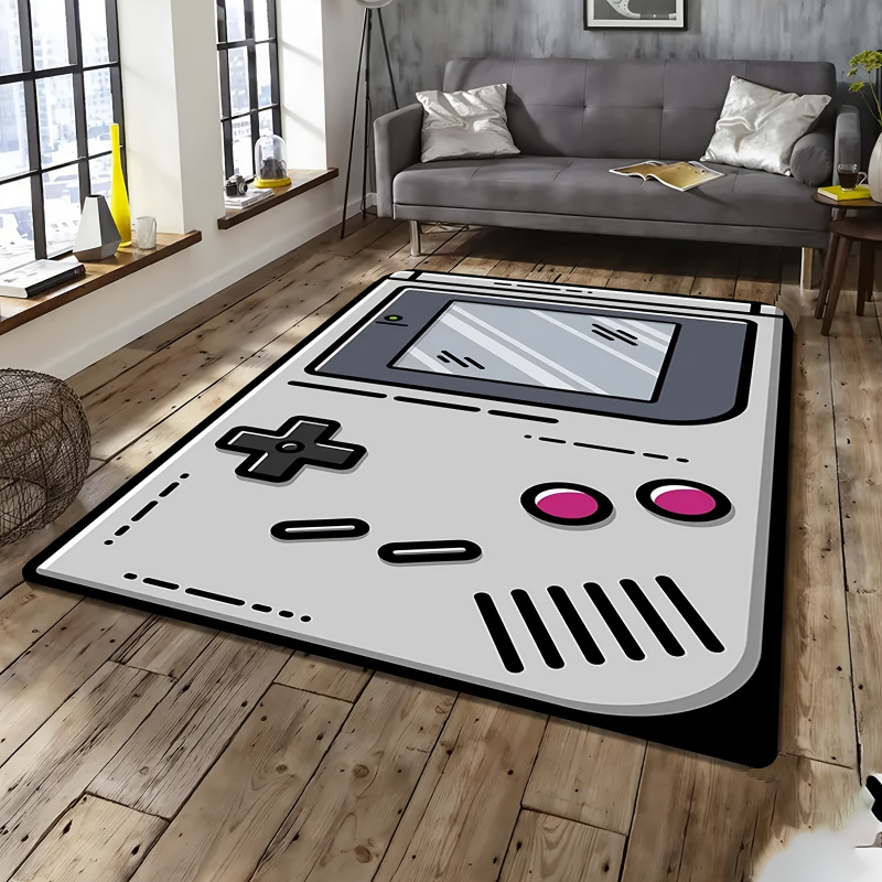 Console Gaming Hand - VIKAMA Retro Gaming Console Rug Soft,
