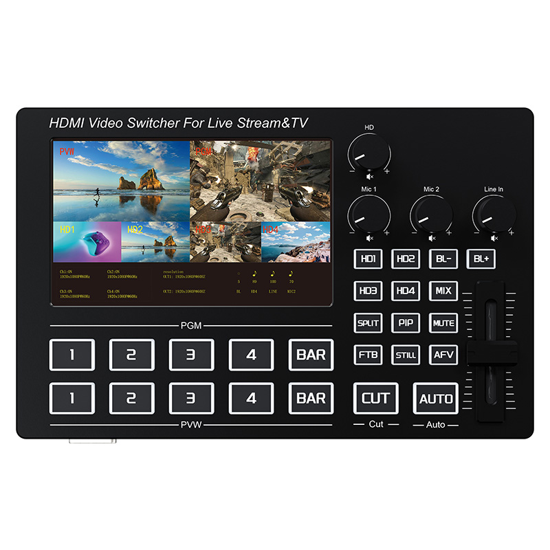 Gaming Console With - 1080P 4 Channel HDMI Live Streaming
