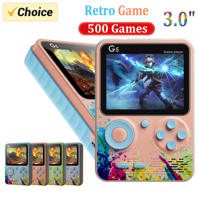 Gaming Console Mario - G5 Retro Handheld Game Console With