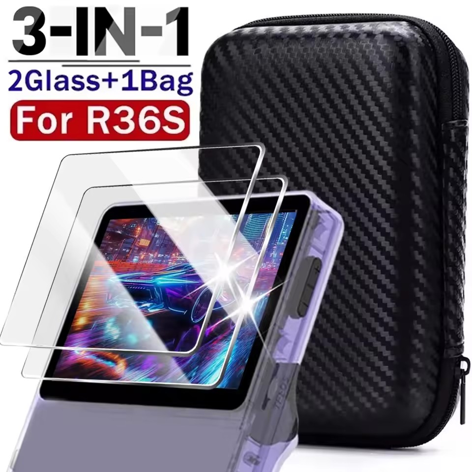3 IN 1 Carrying Storage Case w - огляд і ціна Gaming Console R36S