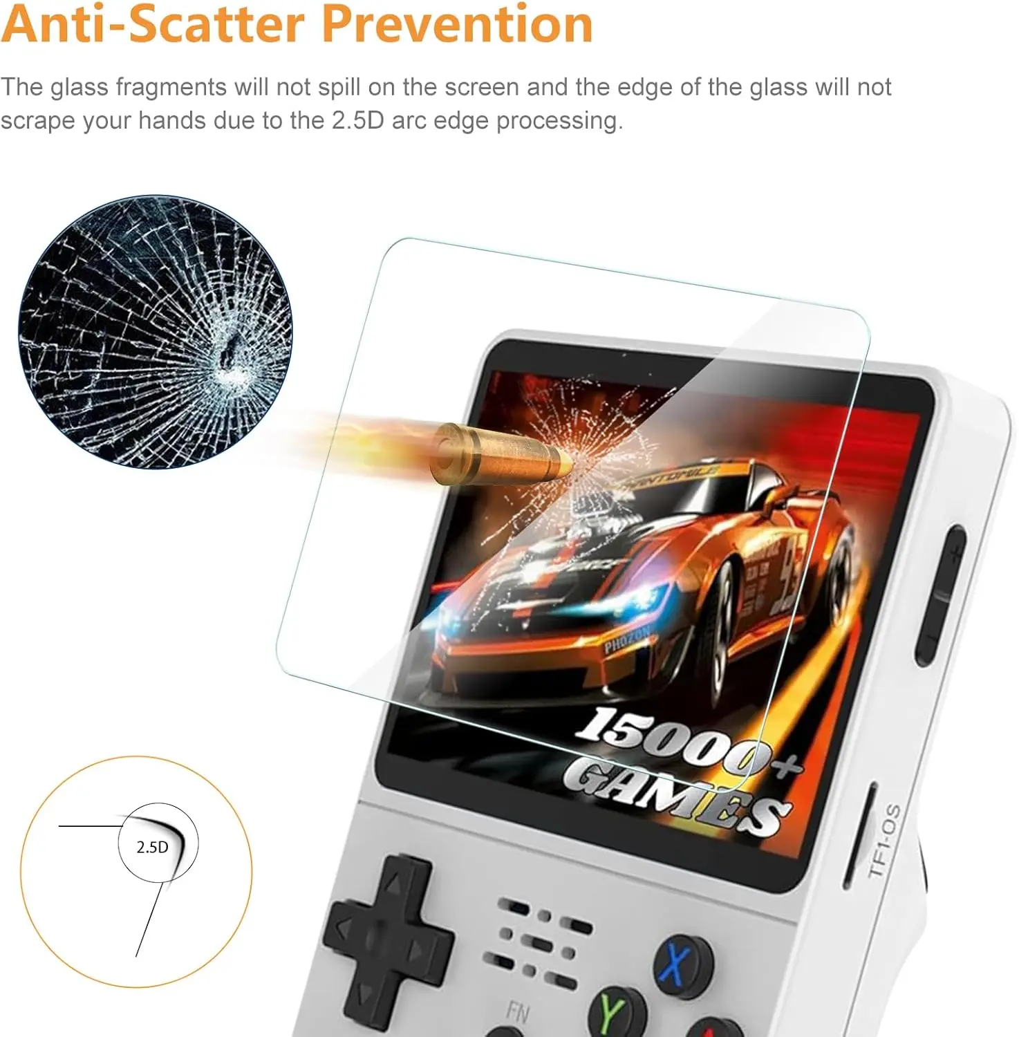 4 IN 1 Case+Glass for R36S Gam - огляд і ціна Gaming Console R36S
