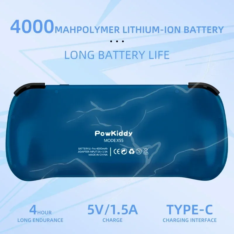80000Games 512G POWKIDDY X55 5 - огляд і ціна Gaming Console X55