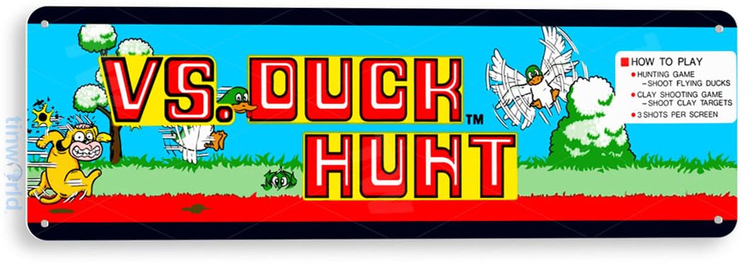 TIN SIGN Duck Hunt Arcade Marq - огляд і ціна Gaming Console Shop
