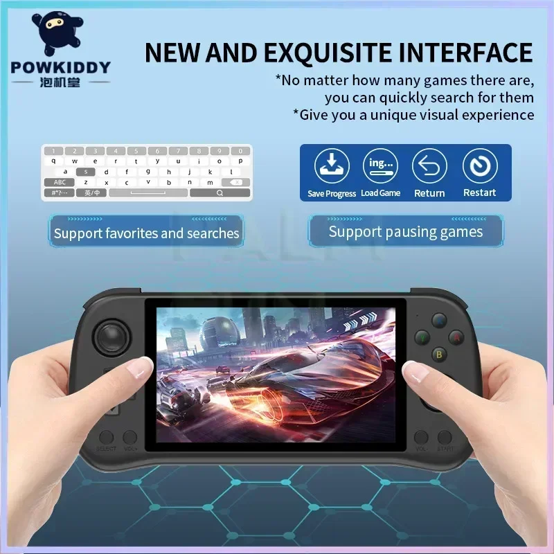 POWKIDDY X55 Retro Handheld Ga - огляд і ціна Gaming Console X55