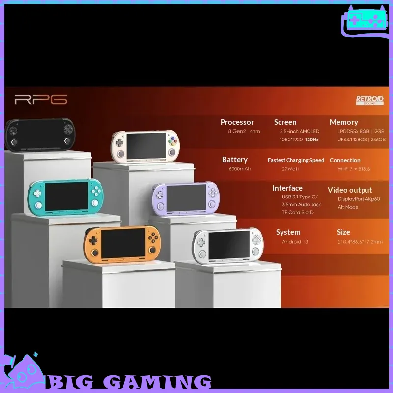 For Retroid Pocket G2 Gaming H - огляд і ціна Gaming Console For Tv Xbox