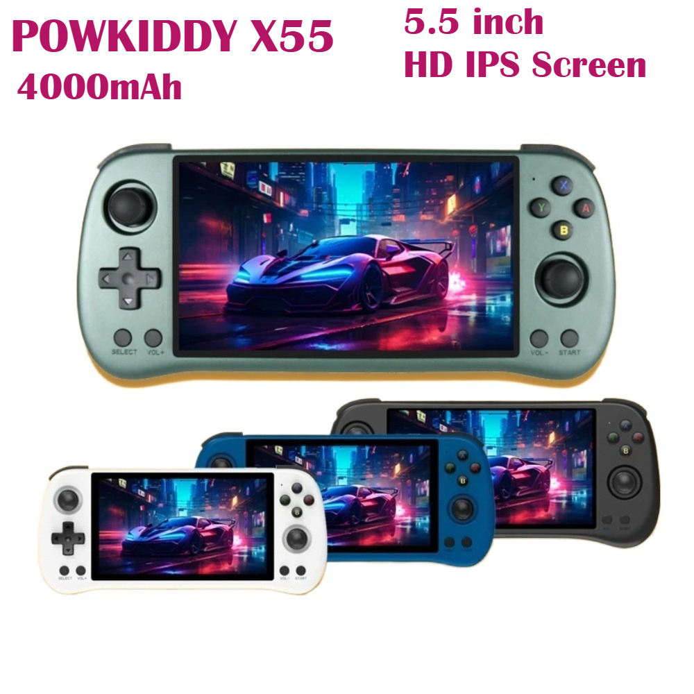 Powkiddy X55 Retro Handheld Ga - огляд і ціна Gaming Console X55