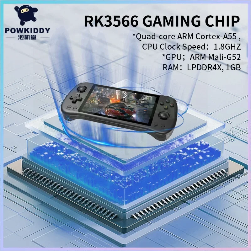POWKIDDY X55 Handheld Game Con - огляд і ціна Gaming Console X55