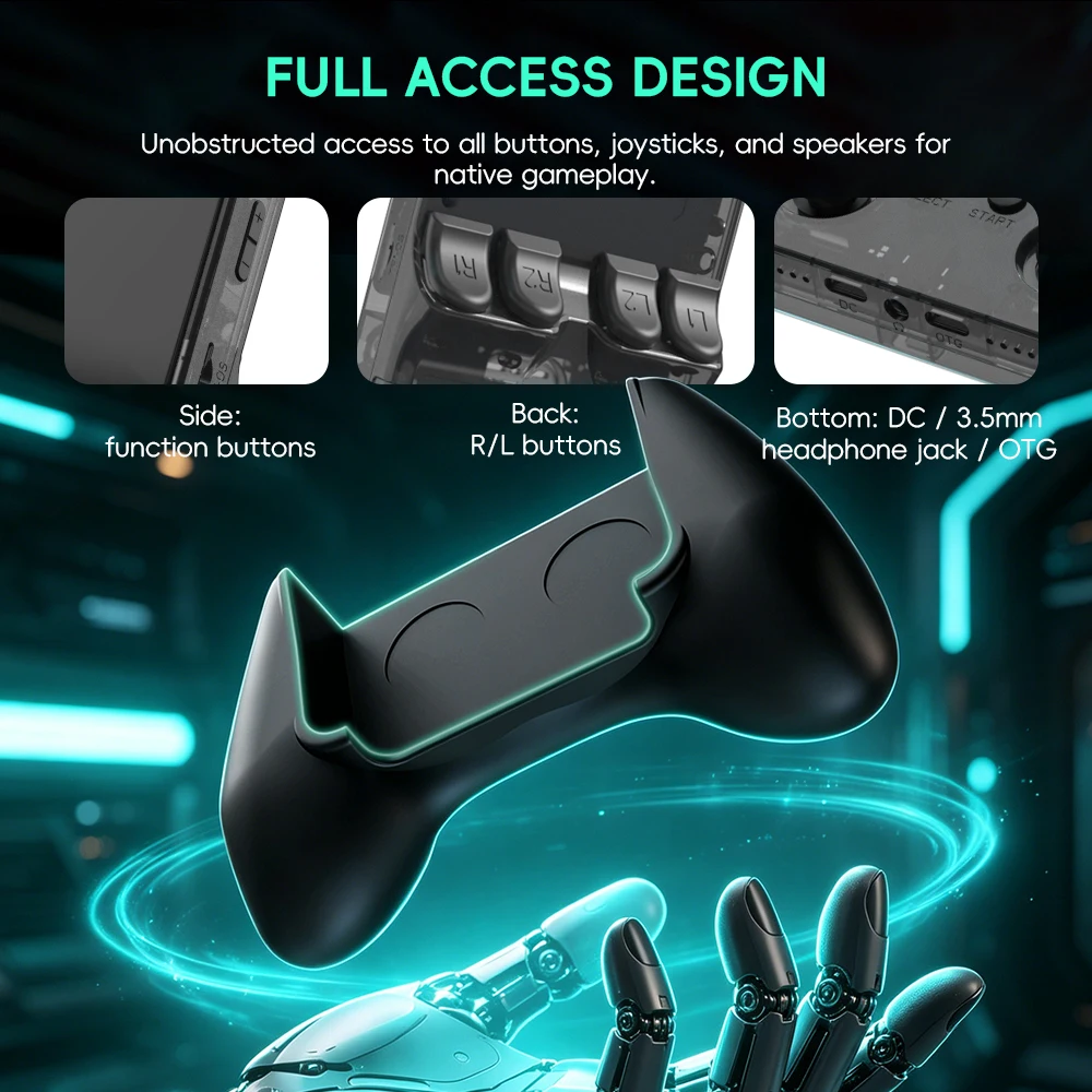 Data Frog R36S Game Grip Ergon - огляд і ціна Gaming Console R36S
