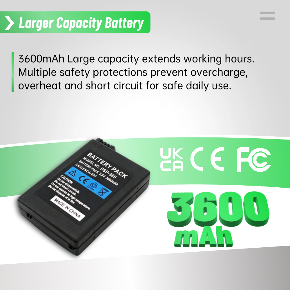 PUJIMAX 3600mAh 3.6V New Li-io - огляд і ціна Gaming Console New