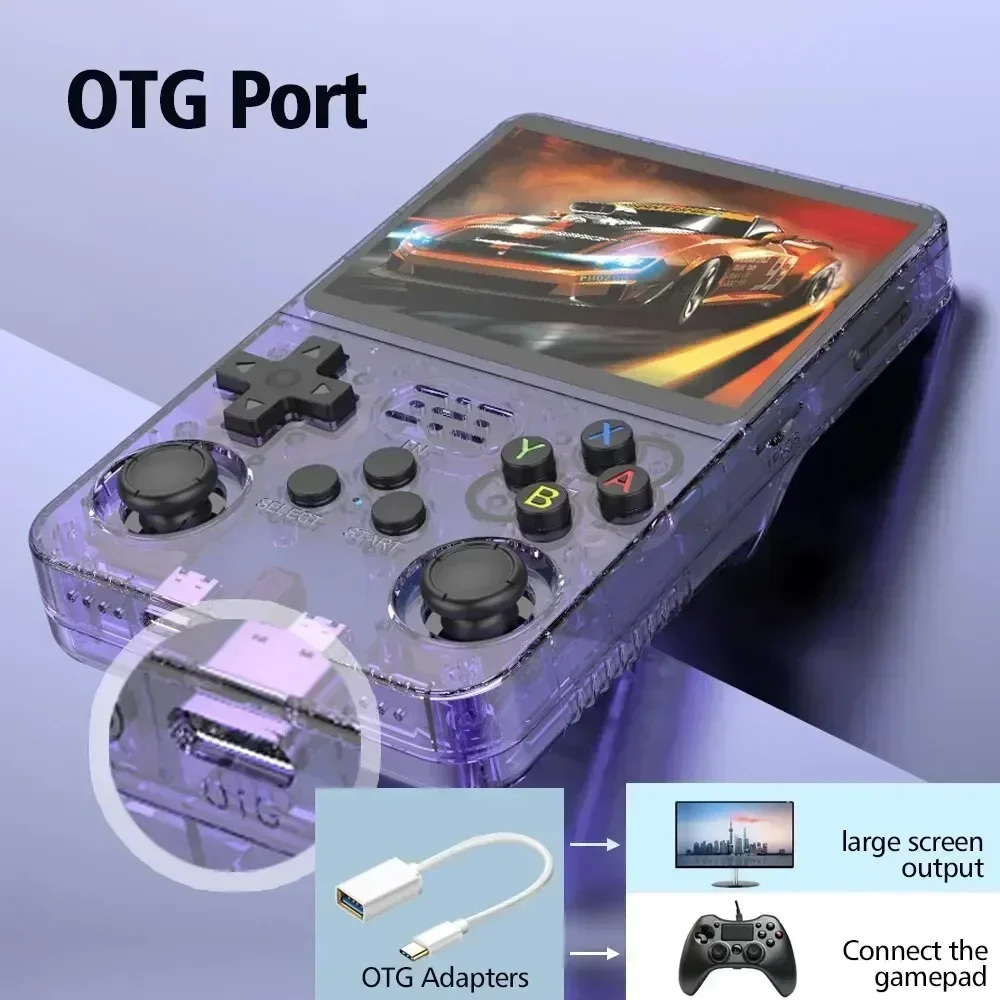 Linux System Open Source R36S  - огляд і ціна Gaming Console Mario