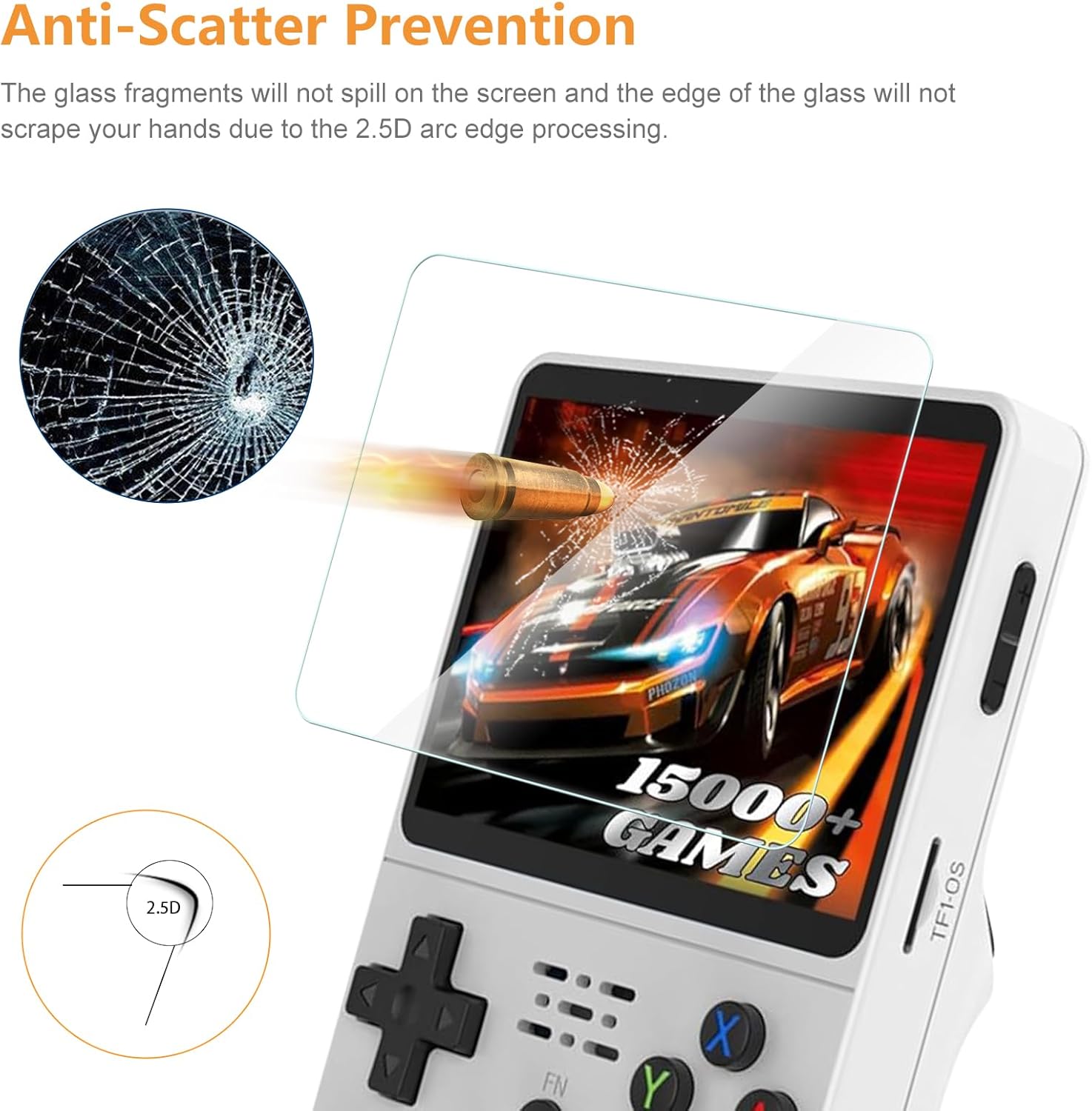 4 IN 1 Storage Case Game Conso - огляд і ціна Gaming Console R36S
