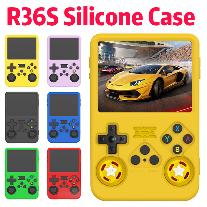 Color Silicone Protective Case - огляд і ціна Gaming Console R36S