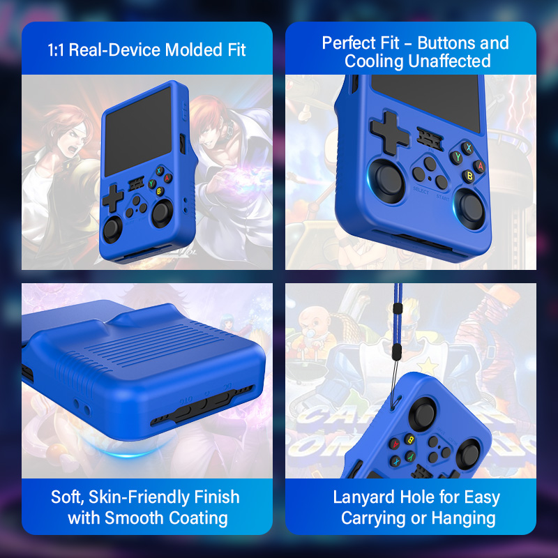 Color Silicone Protective Case - огляд і ціна Gaming Console R36S
