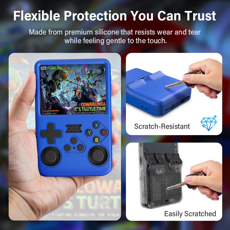 Color Silicone Protective Case - огляд і ціна Gaming Console R36S