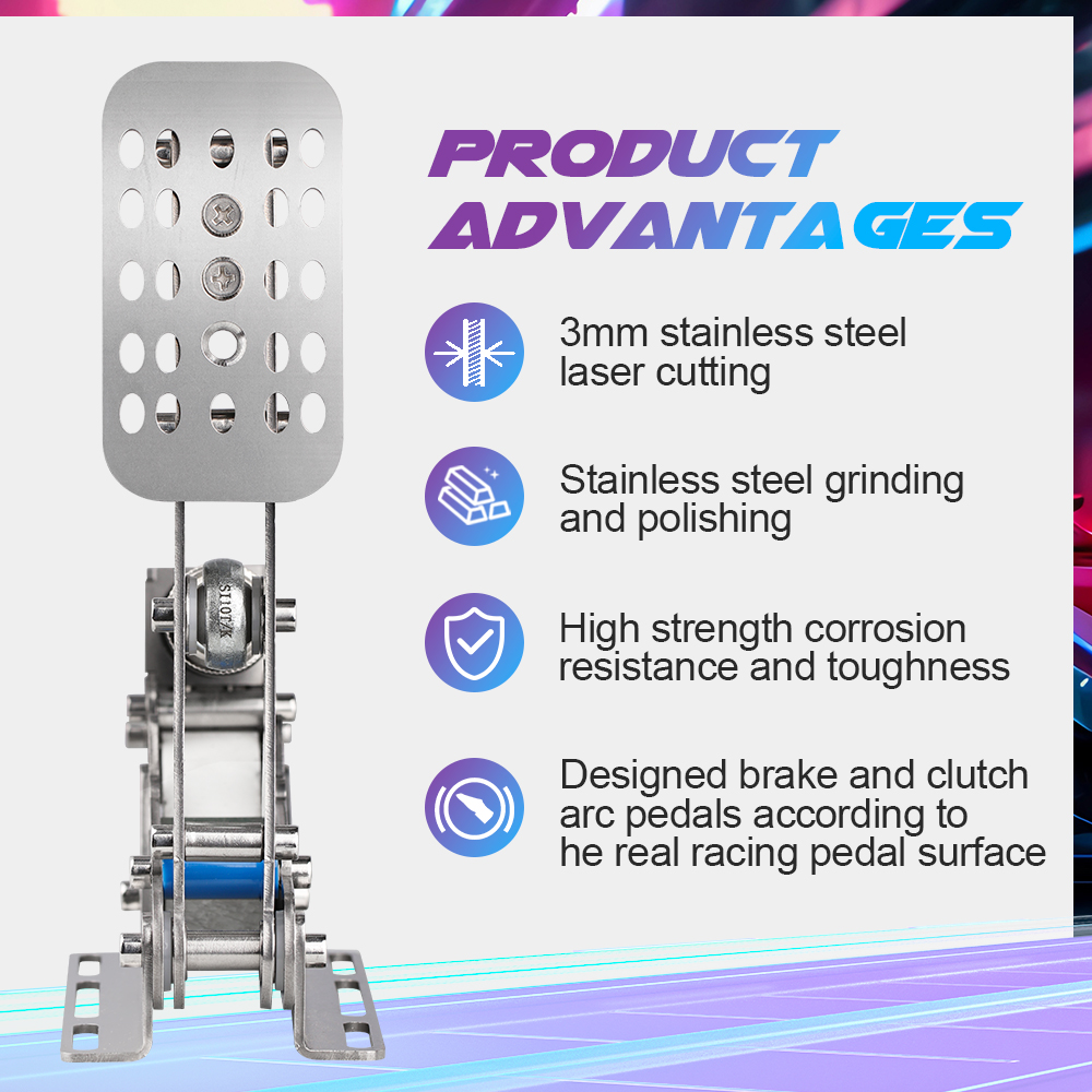 SimRuito Sim Racing LoadCell P - огляд і ціна Racing Pedal Set
