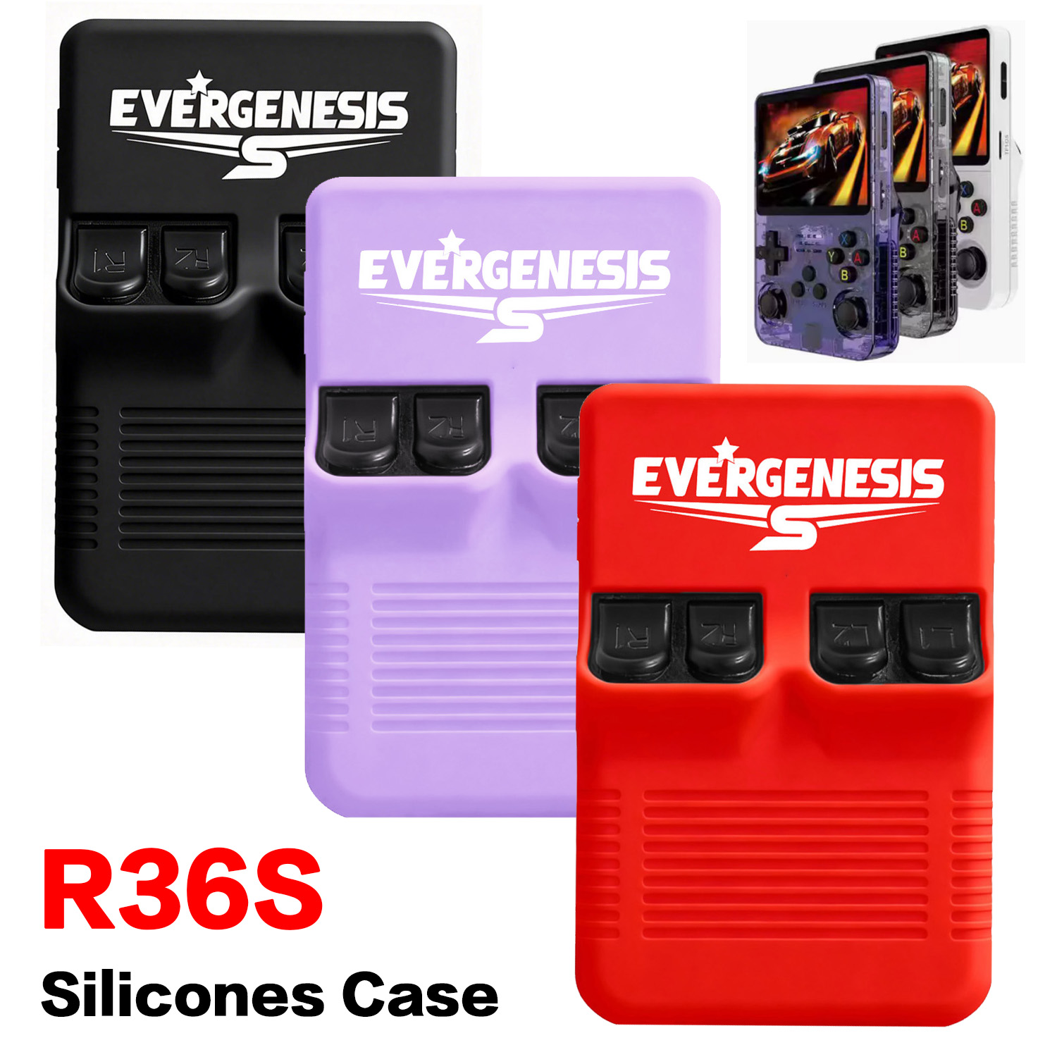 R36S Silicone Case Handheld Ga - огляд і ціна Gaming Console R36S
