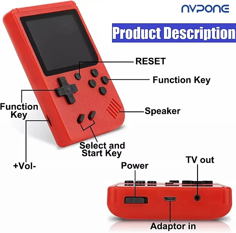 NEW Portable Retro Mini Video  - огляд і ціна Gaming Console Mario