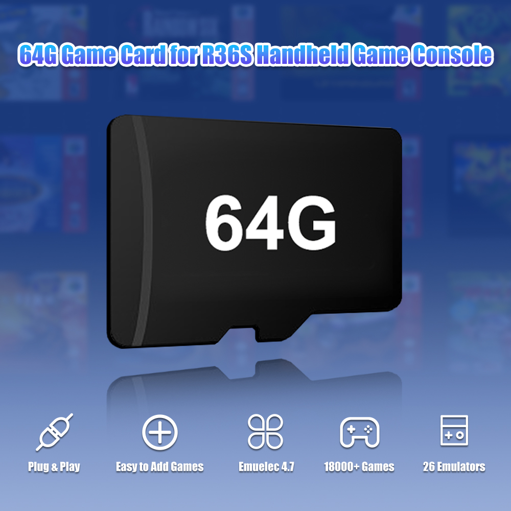 64G Game TF Card for R36S Vide - огляд і ціна Gaming Console R36S