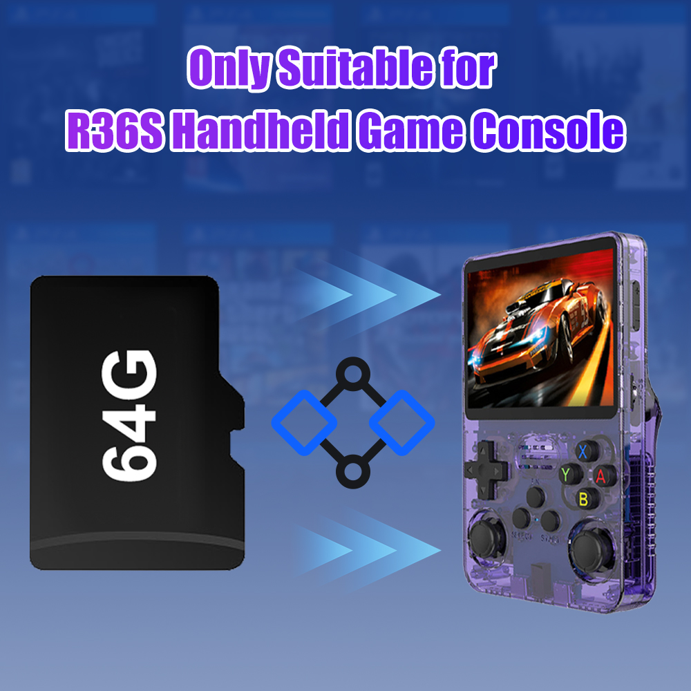64G Game TF Card for R36S Vide - огляд і ціна Gaming Console R36S
