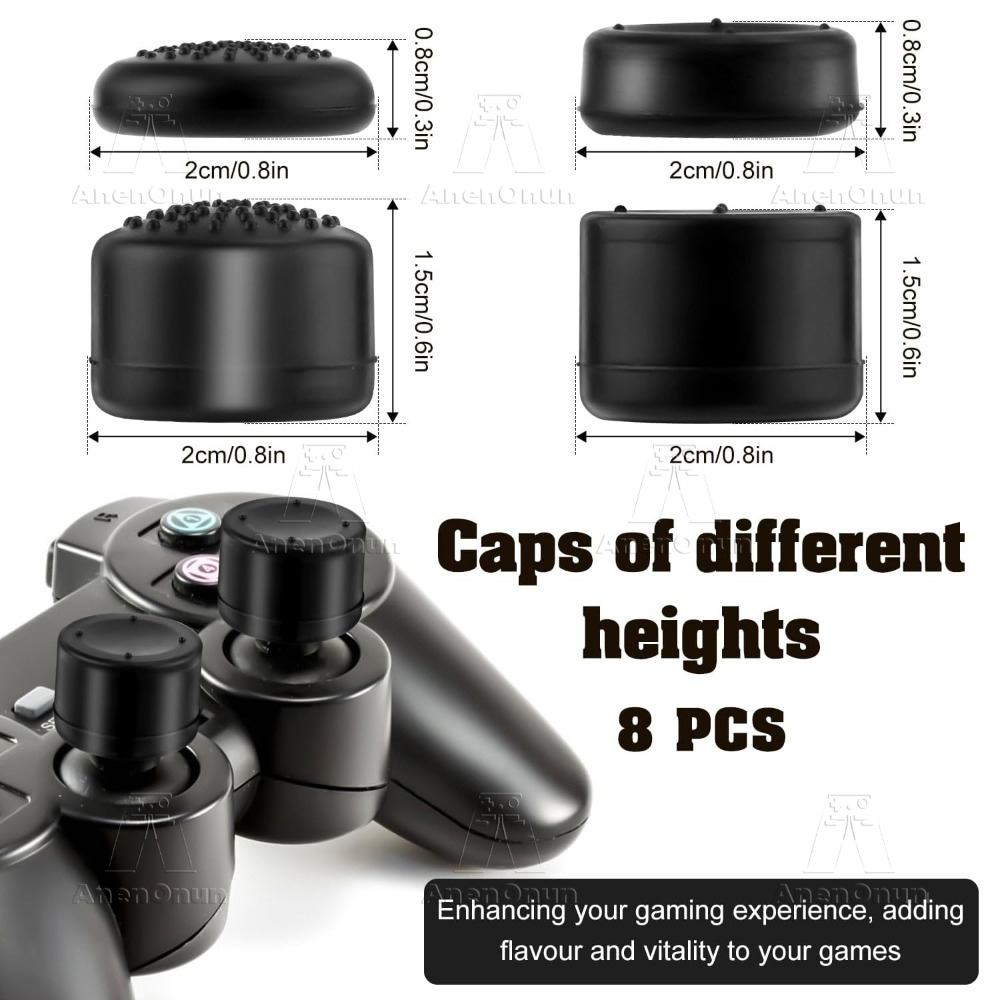 8PCS Thumb Grip Caps Controlle - огляд і ціна Gaming Console Joystick
