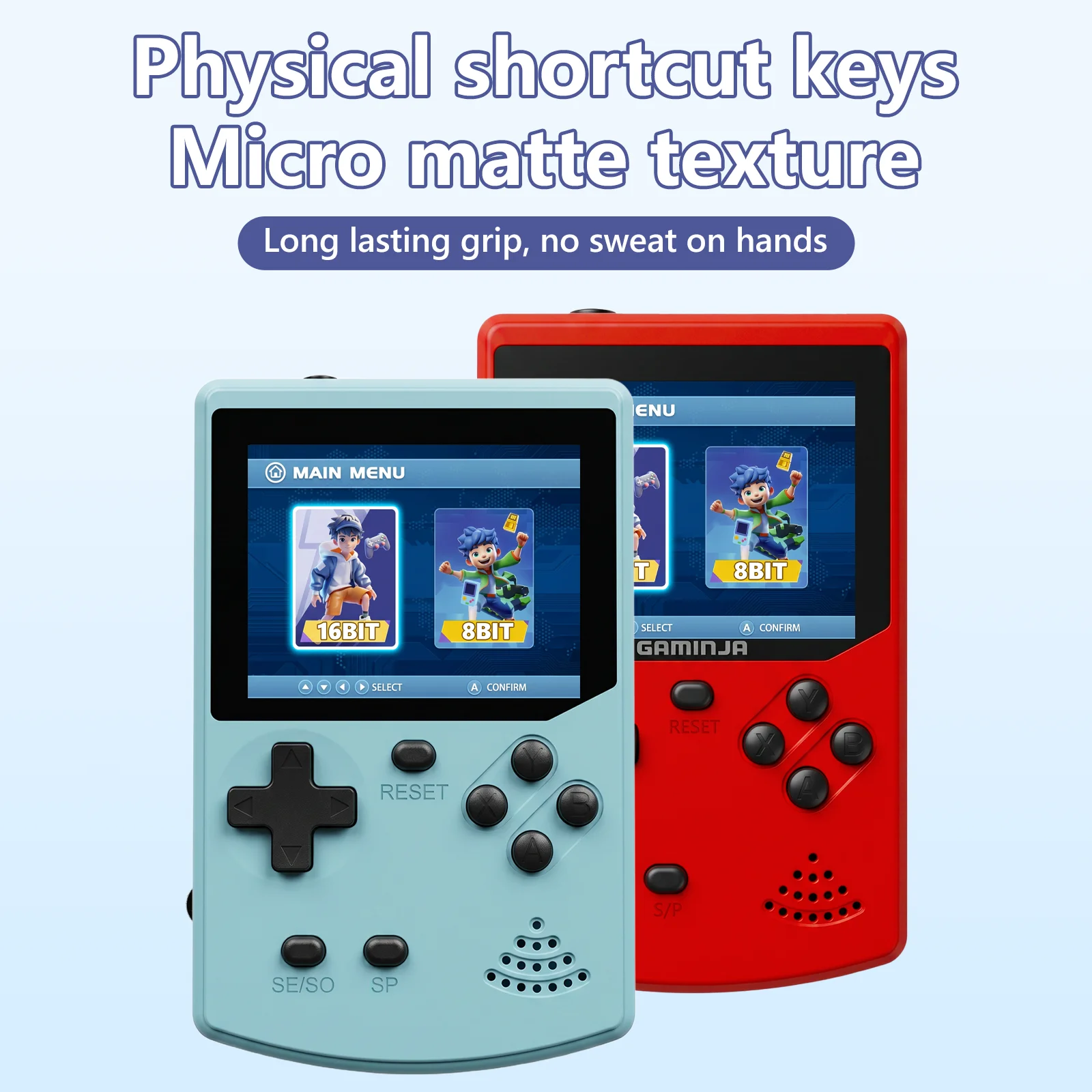GAMINJA Handheld Game Console  - огляд і ціна Gaming Console Mario