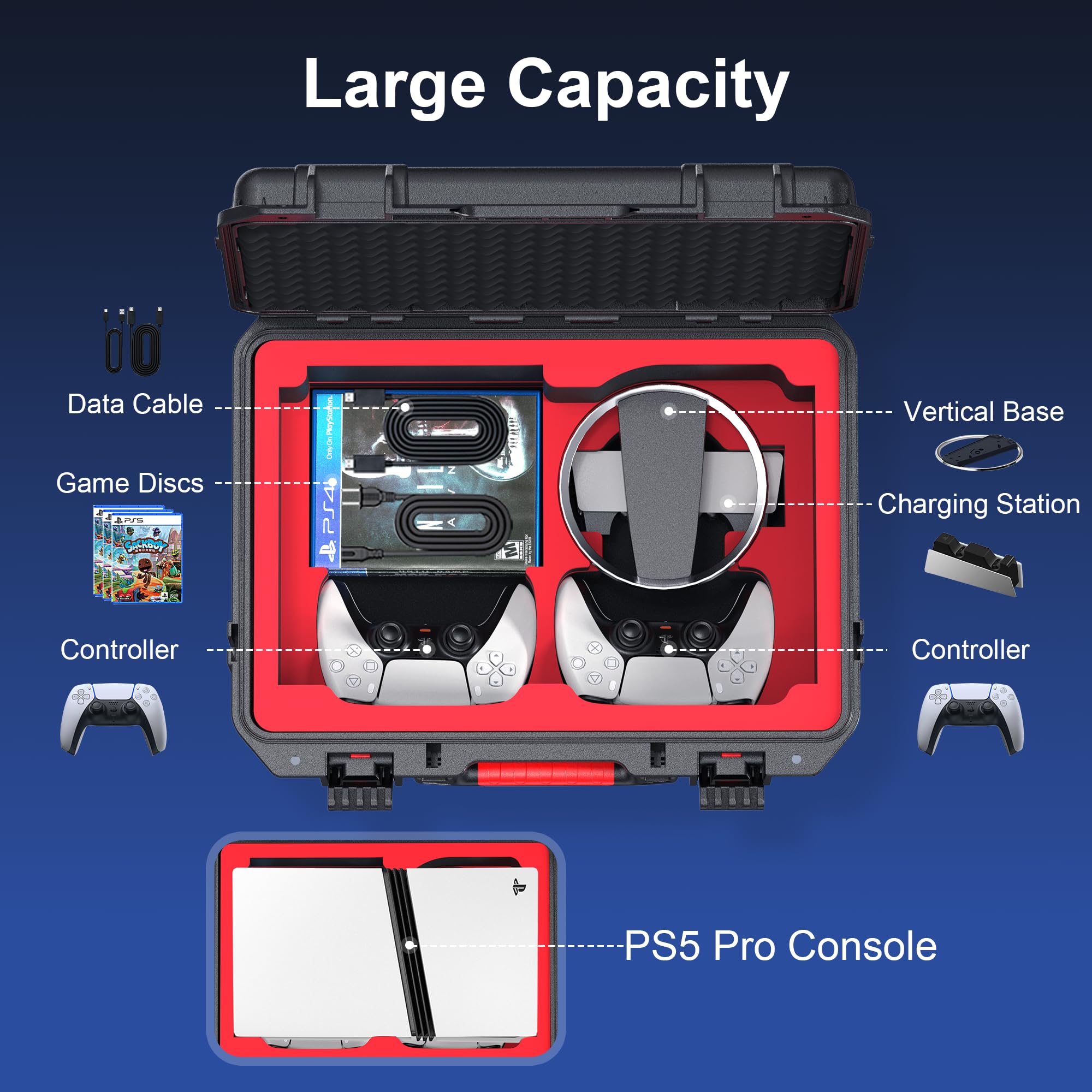 Hard Carrying Case For SONY PS - огляд і ціна Gaming Console Station
