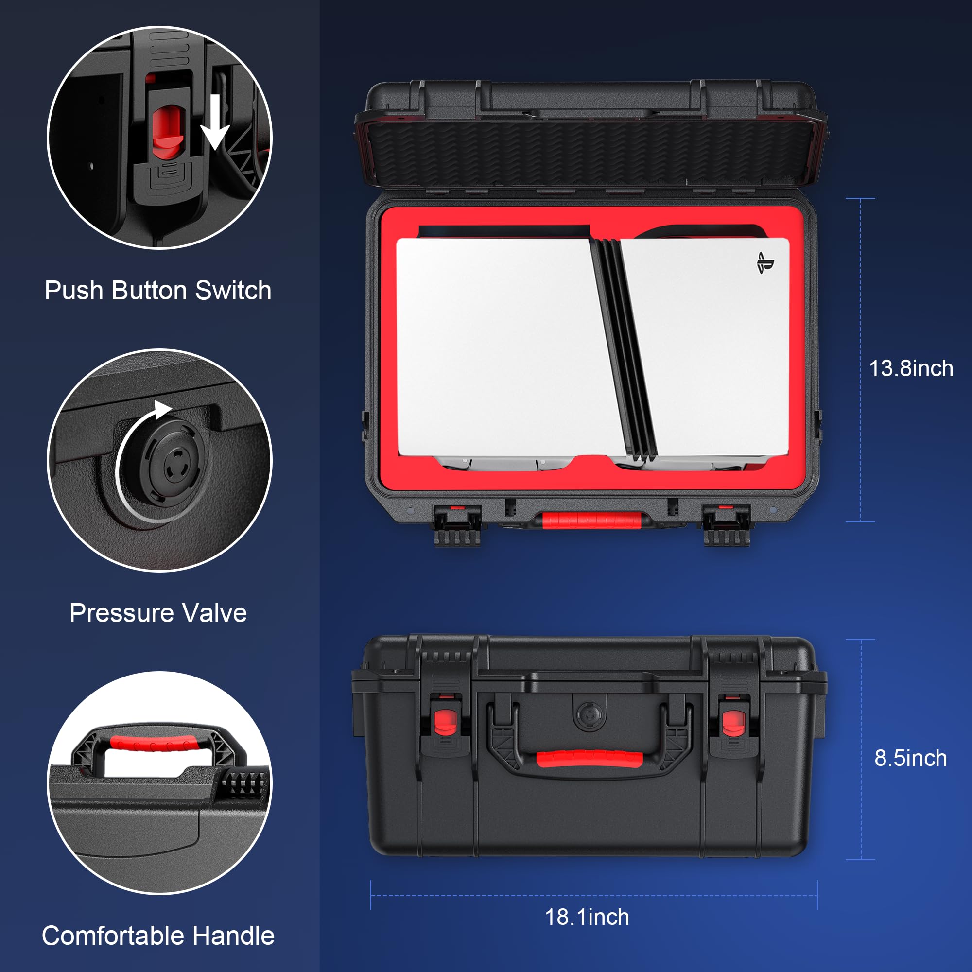 Hard Carrying Case For SONY PS - огляд і ціна Gaming Console Station
