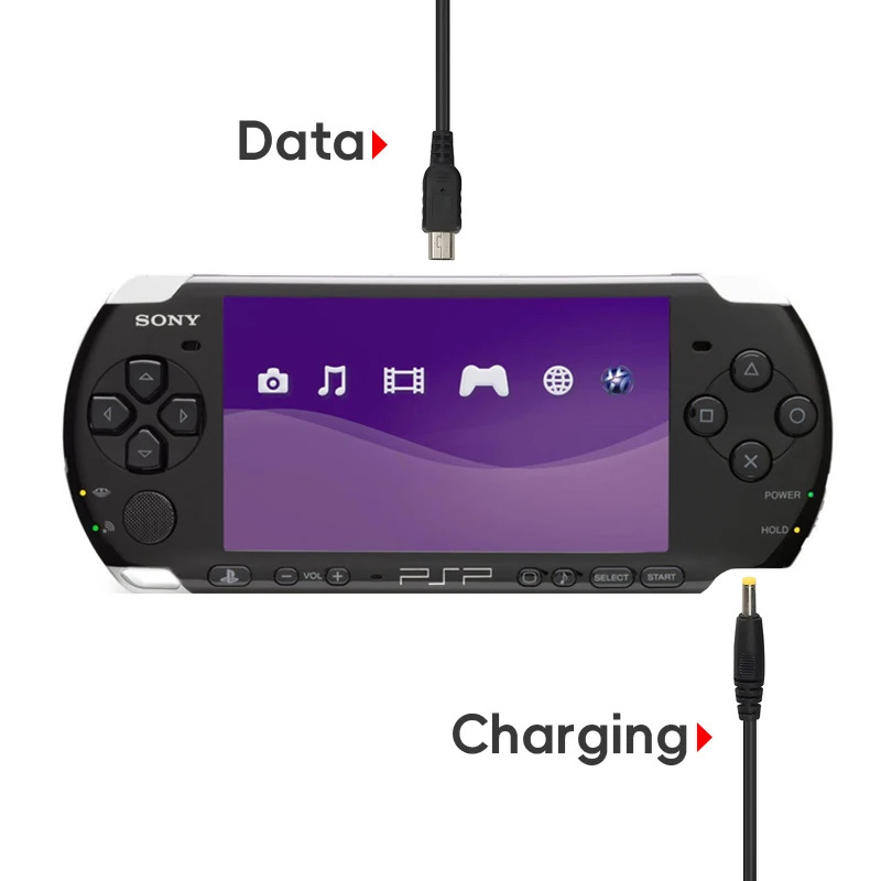 2 in 1 USB Charger For PSP 100 - огляд і ціна Gaming Console Psp