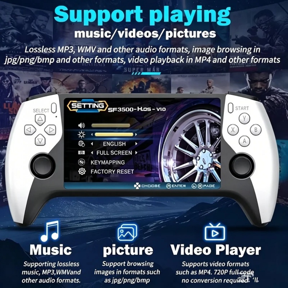 SF3500/Q21 Handheld Game Conso - огляд і ціна Gaming Console Under 500