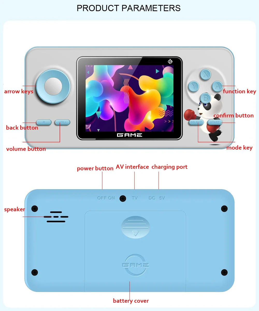 New S5 Mini Retro Video Gaming - огляд і ціна Gaming Console Mario