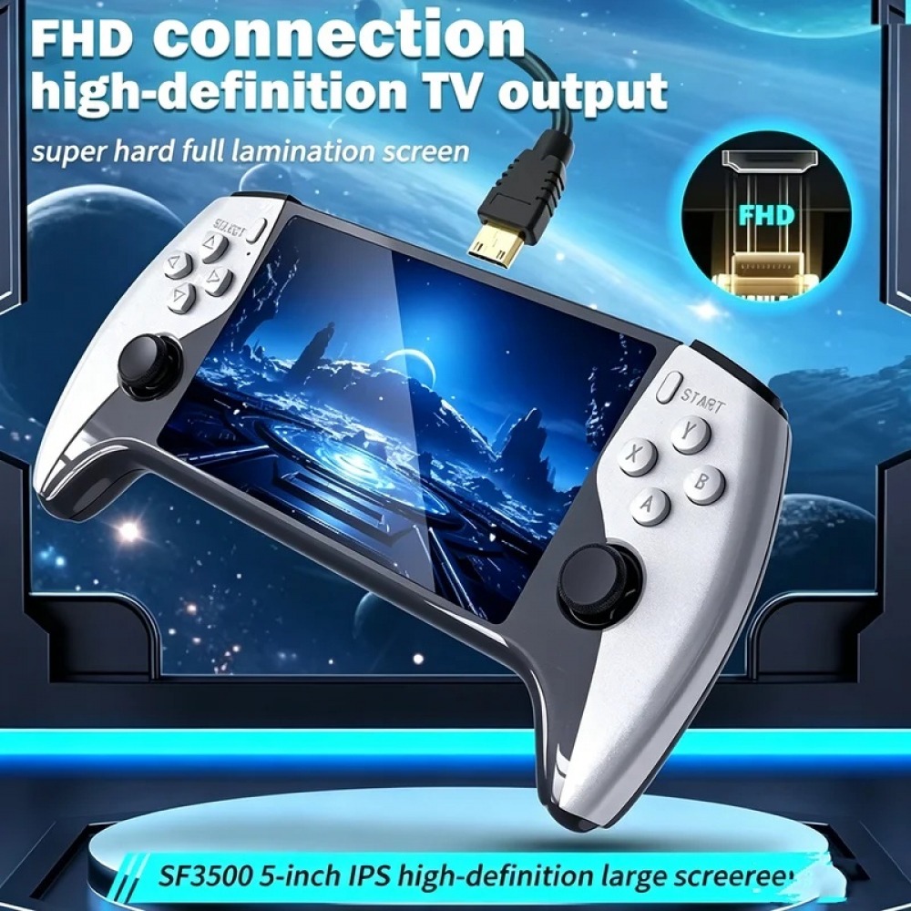 SF3500 5 inch Handheld Game Co - огляд і ціна Gaming Console Portable
